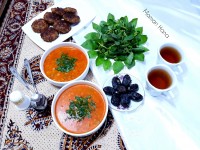 افطاری ساده من وهمسری تو روز اول ماه رجب ..