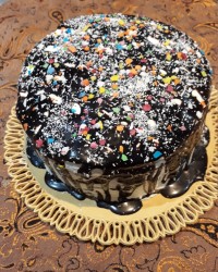 کیک کرپ شکلاتی