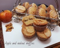 مافین سیـب و گـردو