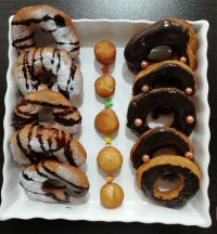 دونات با خمیر جادویی