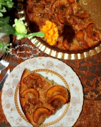 کیک به و گردو