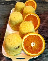 کاپ کیک پرتقالی