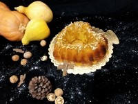 کیک کدو حلوایی با سس کدو حلوایی