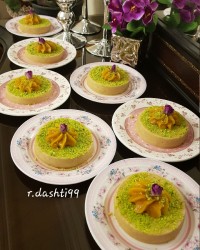 حلوای سفید وزعفرونی