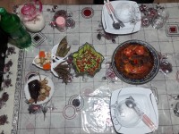 ماکارونی.سفره ی ساده ی ما خوشکل ببینید