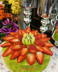 کیک امروزم بمناسبت روز پدر برای همسر وپدرشوهر عزیزم???