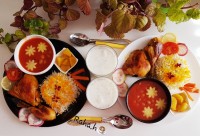 خورشت لوبیا سفید بامرغ