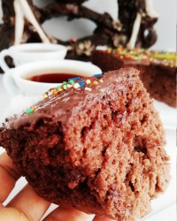 کیک چای بدون فر