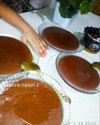 فرنی شکلاتی