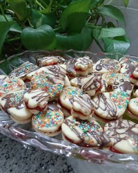 شیرینی مشهدی با دستور خانم آقا محمدم ۱،،،،واقعا برای اولین بار عالیه