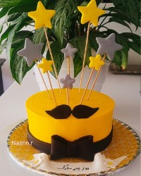 کیک خامه ای روز پدر