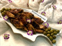 بال مرغ سرخ شده