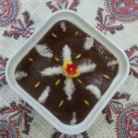 حلوای بیسکوییت کاکائویی