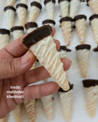 شیرینی قیفی بدون فر