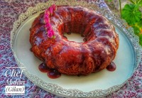 کیک شکلات موزی