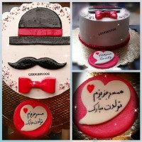 کیک تولدسفارشی بافوندانت خونگی دست ساز