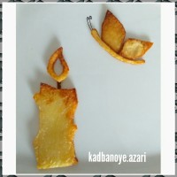 تزیین سیب زمینی سرخ کرده