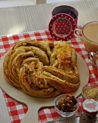 نان ارده و گردو