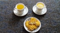دم نوش به سیب زعفران