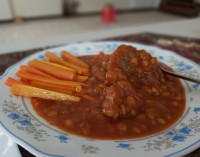 خورشت هویج و آلو
