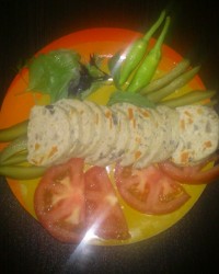 کالباس مرغ و قارچ