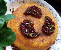 ته چین مرغ و نخودآب