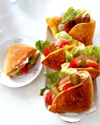 نان ساندویچی پاکتی