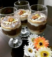 پودینگ سه رنگ
