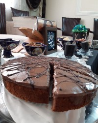 کیک موس قهوه و شکلات