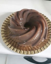 دسر پودینگ شکلاتی