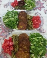 کتلت گوشت و سیب زمینی