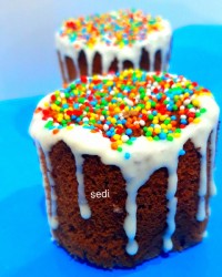 کاپ کیک شیر شکلاتی