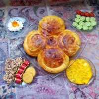 نان شیرمال ترکی