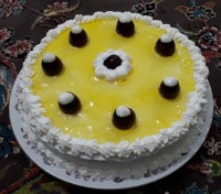 کیک با روکش ژله