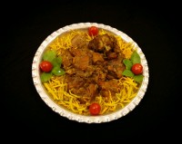 چلو گوشت بوقلمون