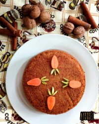 کیک هویج و گردو