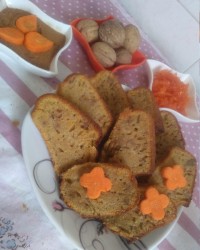 کیک هویج وگردو (قرارگروهی فاطمه جان)