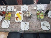 اینم یه شام عالی با گوشت پلو