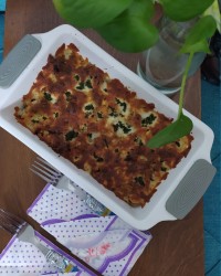 خوراک سیب زمینی پنیری و شوید