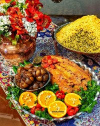 سبزی پلو با ماهی