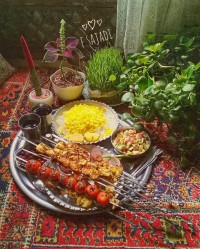 جوجه کباب زعفرانی