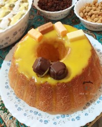 کیک موز و گردو