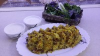 پلو لوبیا چشم بلبلی