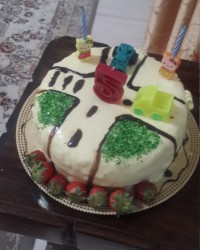 روکش خامه پاستیلی.تولد پسرم.
