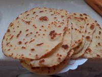 نان خانگی تابه ای