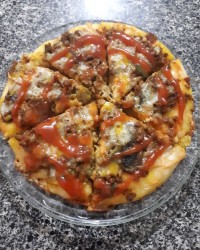 پیتزا ماهیتابه ای