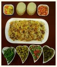 سبزی پلو با میگوی شب عید