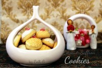 کوکی زعفران و نارگیل