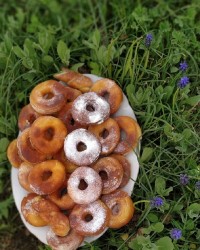 دونات ساده بدون تزیین