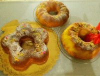 کیک پرتقالی با رویه ی گاناش